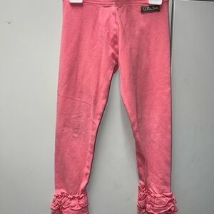 Matilda Jane Pink Ruffle Ankle Leggings